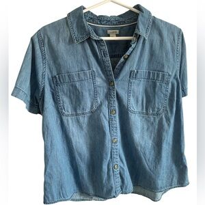 L.L. Bean Light Blue Denim Shirt